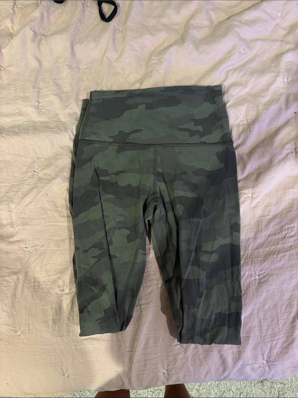 lululemon athletica Olive Green Camo Leggings